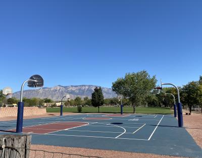 Basketball/ Pickelball Court